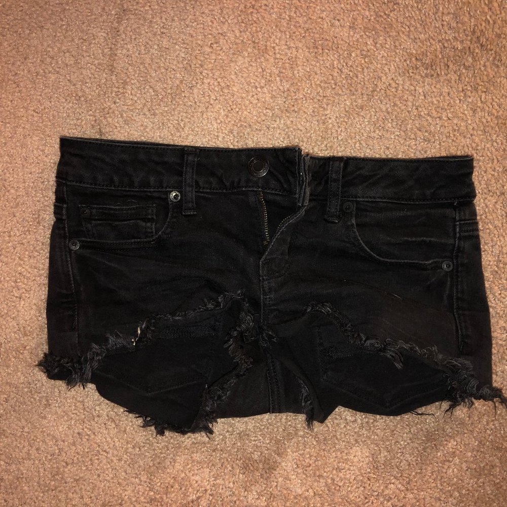 American Eagle Black Jean shorts